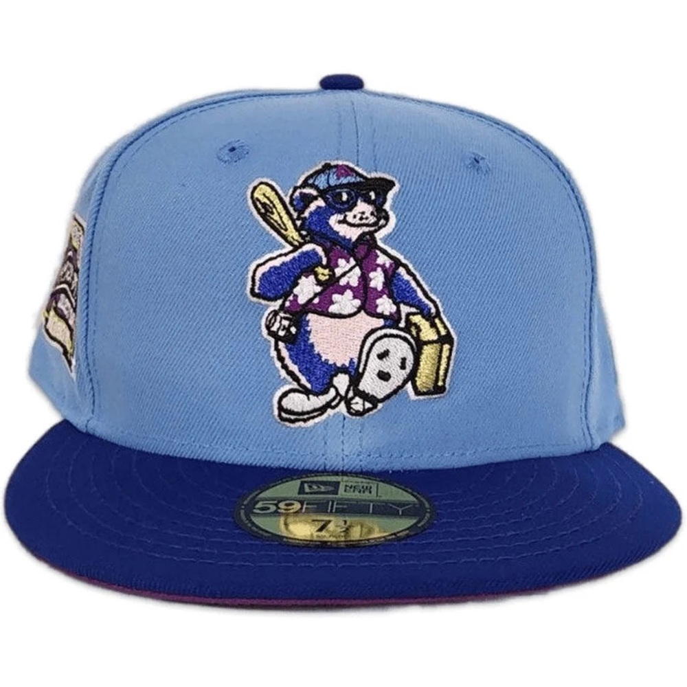 Exclusive Sky Blue Asheville Tourists Royal Collection New Era 59Fifty Fitted